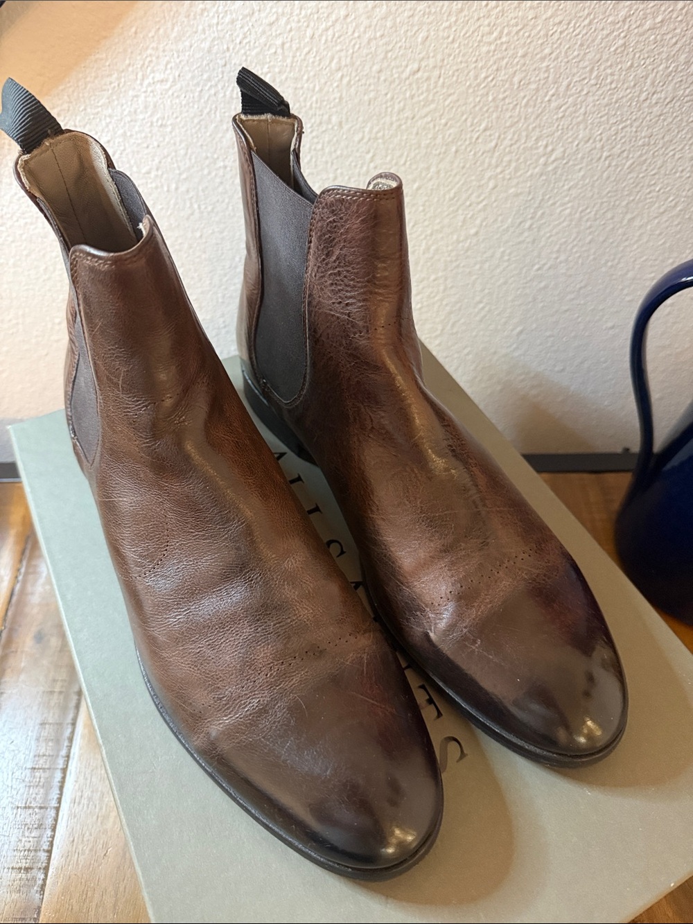 Men's Brown Leather Chelsea Boots